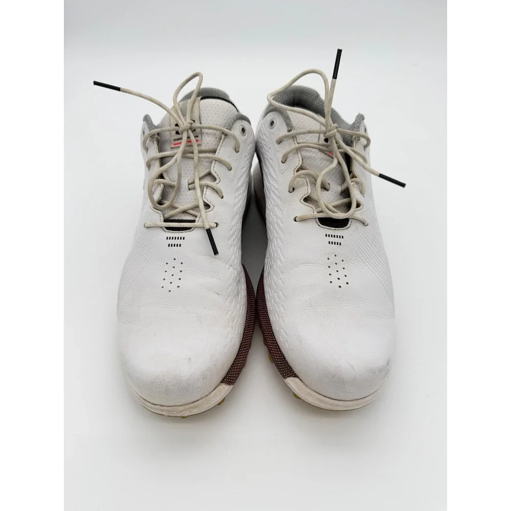 Under Armour HOVR Drive GORE-TEX Mens Golf Shoes White Black Spikeless Size 9.5